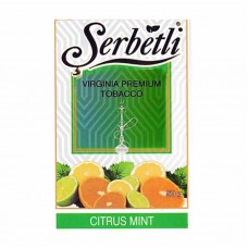 Тютюн Serbetli Citrus Mint 50 грам (цитрус із м'ятою)