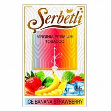 Тютюн Serbetli Ice Strawberry Banana 50 грам (крижана полуниця з бананом)