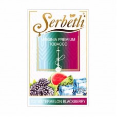 Тютюн Serbetli Ice Watermelon Blackberry 50 грам (свіжий кавун з ожиною)
