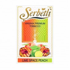 Тютюн Serbetli Lime Space Peach 50 грам (смажений персик з лаймом)
