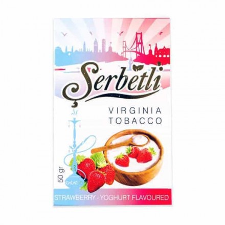Табак Serbetli Strawberry Yoghurt 50 грамм (клубничный йогурт)
