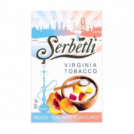 Тютюн Serbetli Yoghurt Peach 50 грам (йогурт із персиком)
