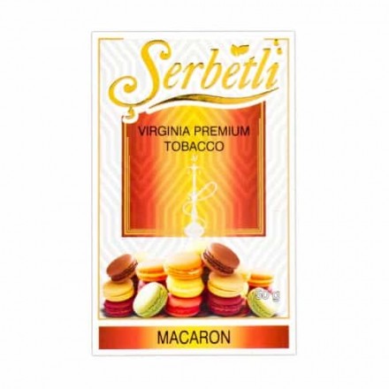 Тютюн Serbetli Macaron 50 грам (десерт макронні)