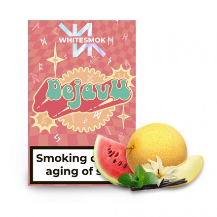 Табак White Smok Dejavu 50 грам (кавун диня ваниль м'ята)
