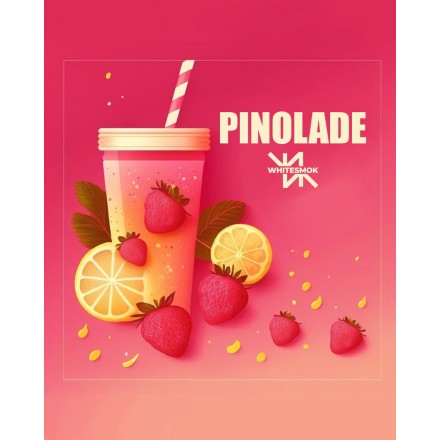 Табак White Smok Pimolade 50 грам (рожевий лимонад з полуницею та аппельсином)