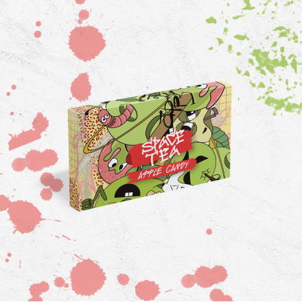 Безникотиновая смесь Space Tea Apple Candy 40 грамм (яблочная конфета)