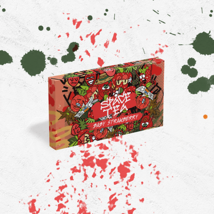 Безнікотинова суміш Space Tea Baby Strawberry 40 грам (полуниця)