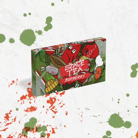 Безникотиновая смесь Space Tea Barberry 40 грамм (барбарис)