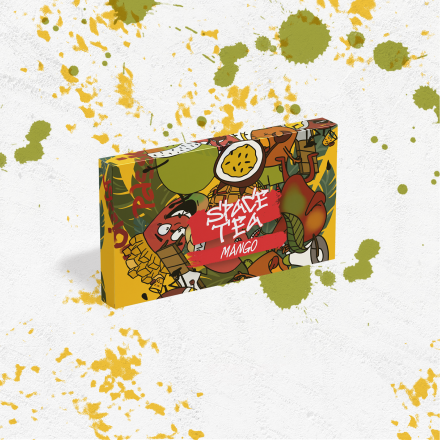 Безникотиновая смесь Space Tea Mango 40 грамм ( манго )