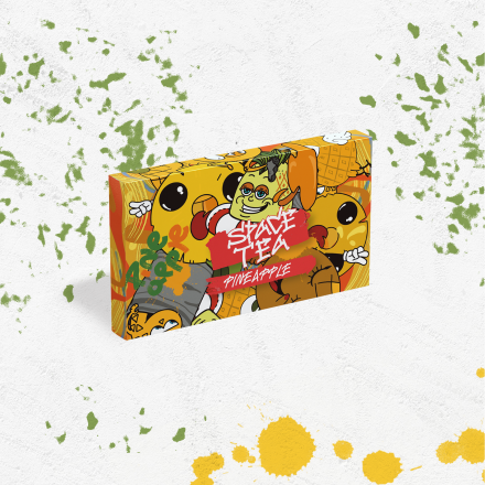 Безникотиновая смесь Space Tea Pineapple 40 грамм (ананас)