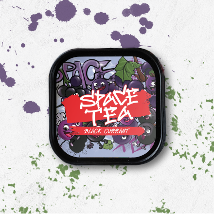 Безникотиновая смесь Space Tea Black Currant 100 грамм (смородина)