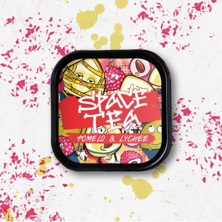 Безникотиновая смесь Space Tea Pomelo-Lychee 100 грамм (помело-личчи)