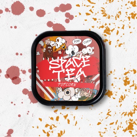 Безникотиновая смесь Space Tea Popcorn 100 грамм (попкорн)