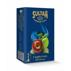 Тютюн Sultan 2 Apples Exotic 50 грам (подвійне яблуко)