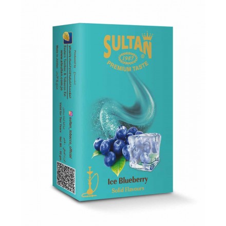 Табак Sultan Ice Blueberry 50 грамм (ледяная черника)