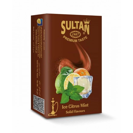 Тютюн Sultan Ice Citrus Mint 50 грам (крижаний цитрус м'ята)