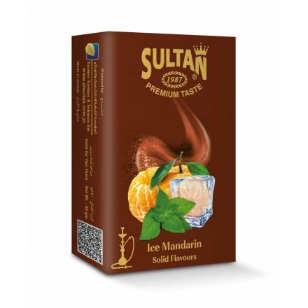 Табак Sultan Ice Mandarin 50 грамм (ледяной мандарин)