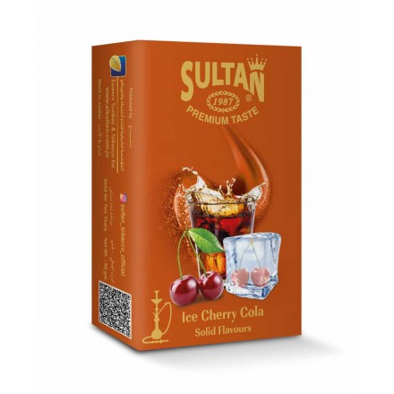 Табак Sultan Ice Cherry Cola 50 грамм (ледяная кола с вишней)