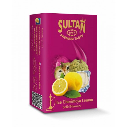 Тютюн Sultan Ice Cherimoya Lemon 50 грам (ківі лимон папайя лід)