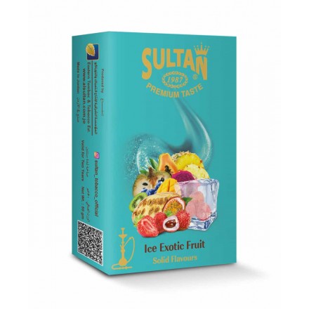 Табак Sultan Ice Exotic Fruit 50 грамм (ледяные фрукты)