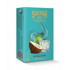 Тютюн Sultan Ice Coco Lime 50 грам (крижаний кокос з лаймом)