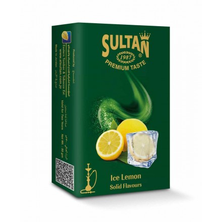 Тютюн Sultan Ice Lemon 50 грам (крижаний лимон)