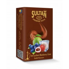 Тютюн Sultan Ice Lychee Blueberry Lime 50 грам (крижана чорниця лайм та лічі)
