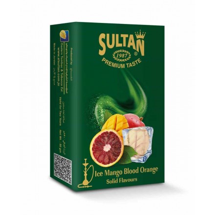 Тютюн Sultan Ice Mango Blood Orange 50 грам (крижаний манго сицилійський апельсин)