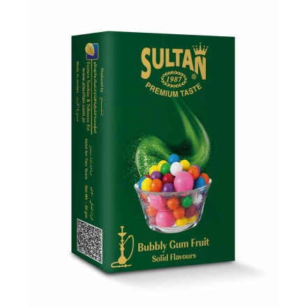 Тютюн Sultan Bubbly Gum Fruit 50 грам (фруктова жуйка)