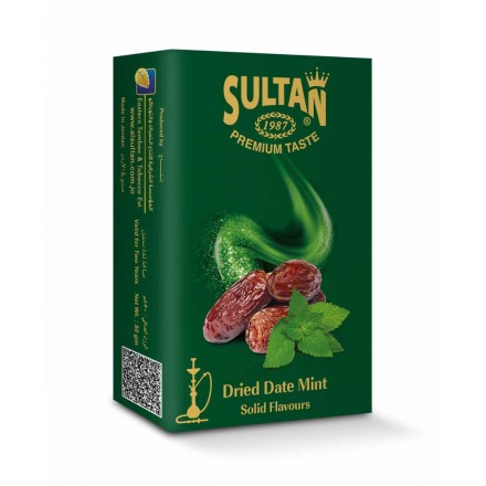Табак Sultan Dried Date Mint 50 грамм (сушенные финики с мятой)
