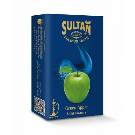 Табак Sultan Green Apple 50 грамм (зеленое яблоко)