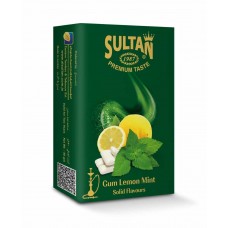 Тютюн Sultan Gum Lemon Mint 50 грам (жуйка з м'ятою та лимоном)
