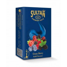 Тютюн Sultan Crazy Berry 50 грам (полуниця ожина малина чорниця)