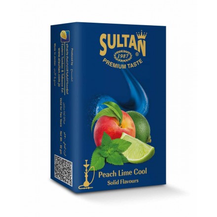 Табак Sultan Peach Lime Cool 50 грамм (ледяной персик с лаймом)