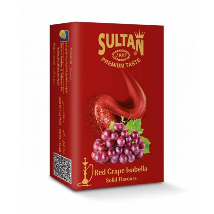 Тютюн Sultan Red Grape Isabella 50 грам (червоний виноград Ізабелла)
