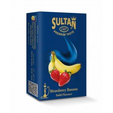 Тютюн Sultan Strawberry Banana 50 грам (полуниця банан)