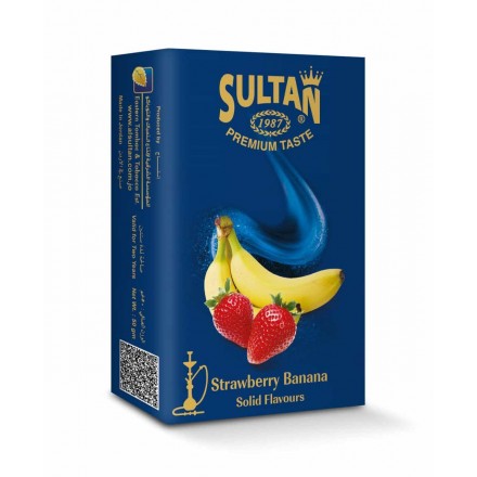 Табак Sultan Strawberry Banana 50 грамм (клубника банан)