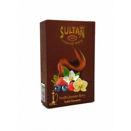 Табак Sultan Vanilla Jasmine Berry 50 грамм (ваниль жасмин и лесная ягода)