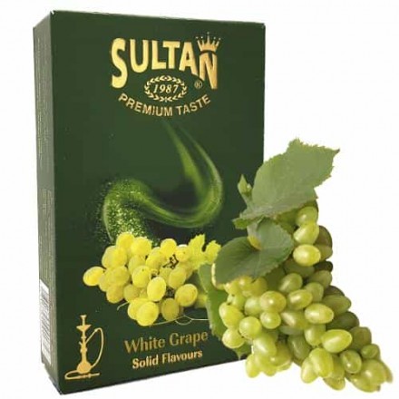 Табак Sultan White Grape 50 грамм (белый виноград)