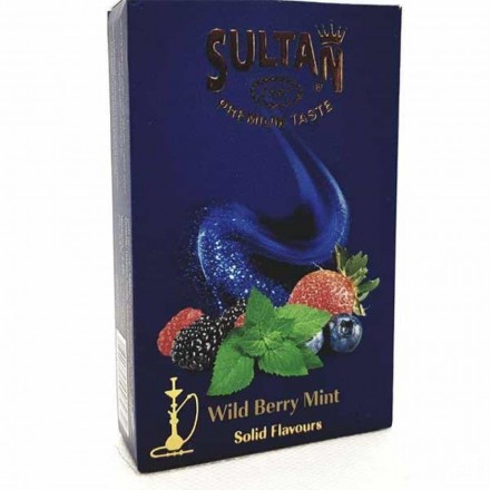 Табак Sultan Wild Berry Mint 50 грамм (лесная ягода мята)