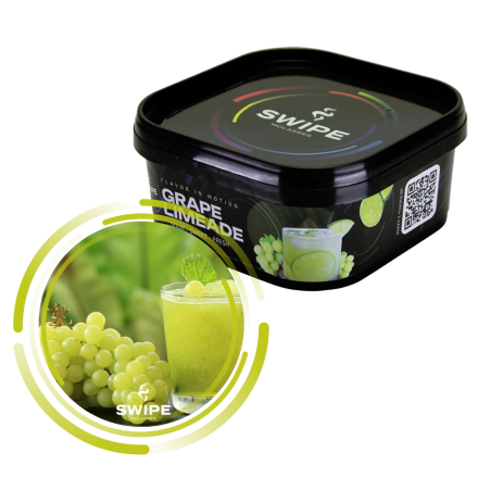 Безнікотинова суміш Swipe Grape Limeade 250 грам (чорний виноград лайм)