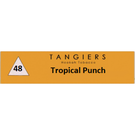 Табак Tangiers #48 Noir Tropical Punch 100 грамм (тропический пунш фрукты с ароматом кокоса)