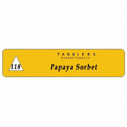 Табак Tangiers #118 Noir Papaya Sorbet 250 грамм (папайя)