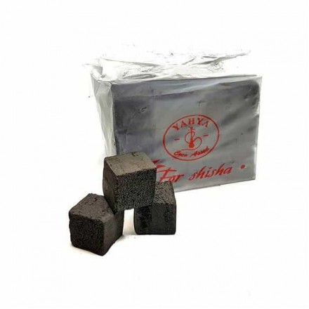 Вугілля кокосове Yahya 0.5 кг (36 кубика 25*25 пакетований)