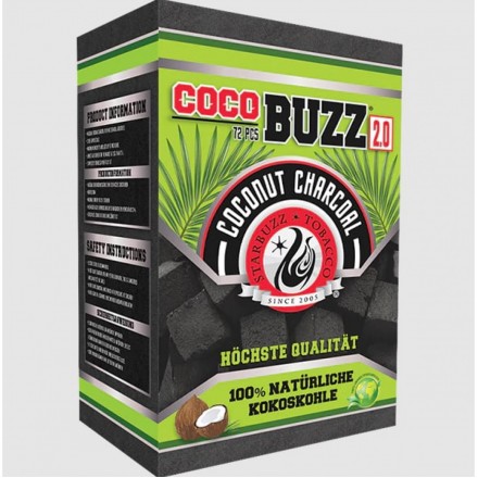 Уголь кокосовый Starbuzz CocoBuzz (72 кубика 25*25*25)