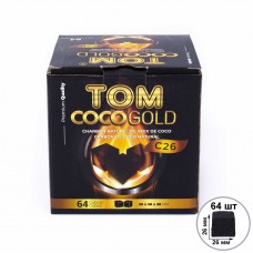 Вугілля кокосове Tom Cococha C-26 (64 кубики 26*26)